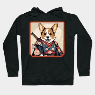 Samurai corgi Hoodie